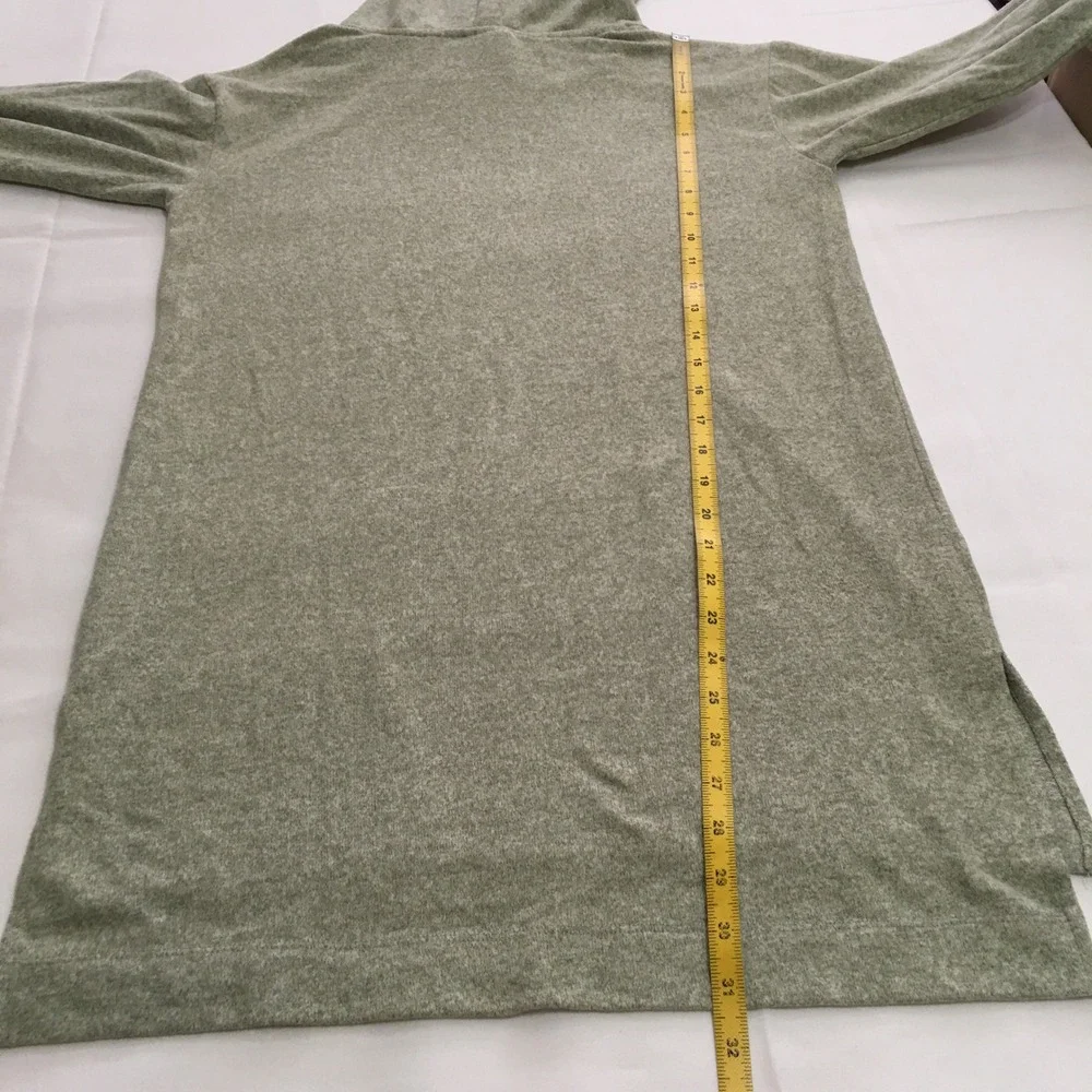 Maeve Anthropologie Tunic Sweater Women XS Sage Green Cowl Neck Long Sleeve